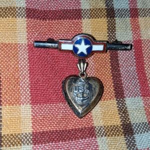 Vintage Sterling 925 WWII Sweetheart Locket